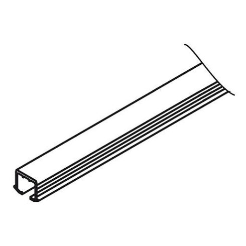 Hawa Clipo 36 szimpla sín 3500 mm, ezüst-eloxált